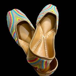 Traditional Handmade  Punjabi Jutti ( US size 7 to 9 available)